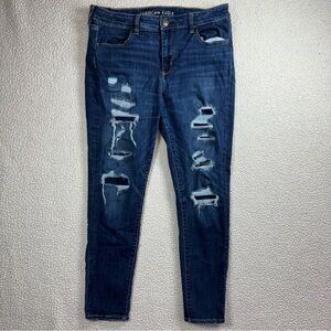 American Eagle Outfitters Distressed Blue Jeans